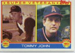 1983 Topps      735     Tommy John